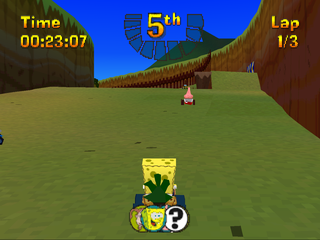 Nicktoons Racing screenshot 5 for Playstation